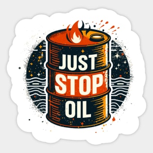 Just Stop Oil Sticker